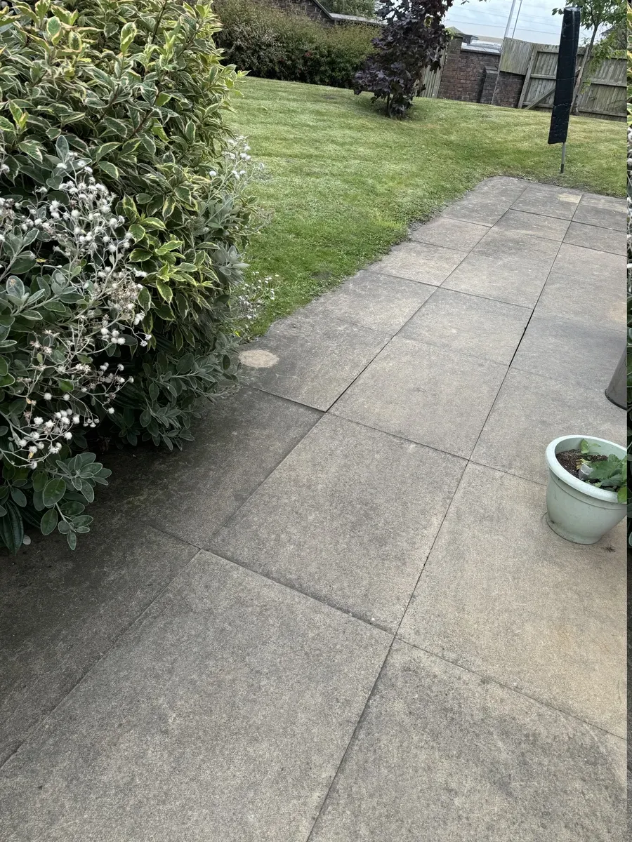 Pathway slabbing and garden landscaping